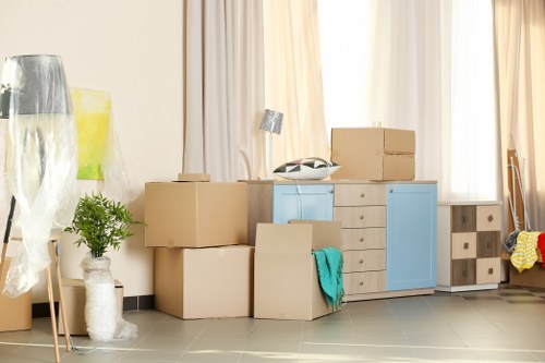 Local moving team helping with a residential move in Colliers Wood