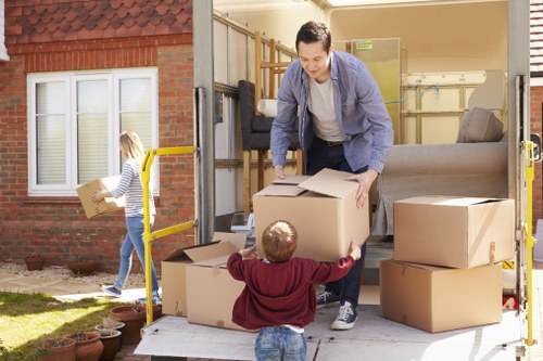 Removals van service for local moves in Colliers Wood
