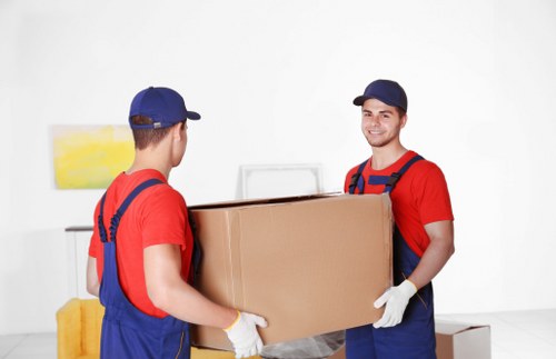 Commercial and residential removals van service around Colliers Wood