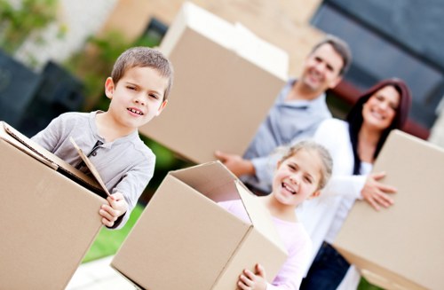 Removal team planning a home move in Colliers Wood