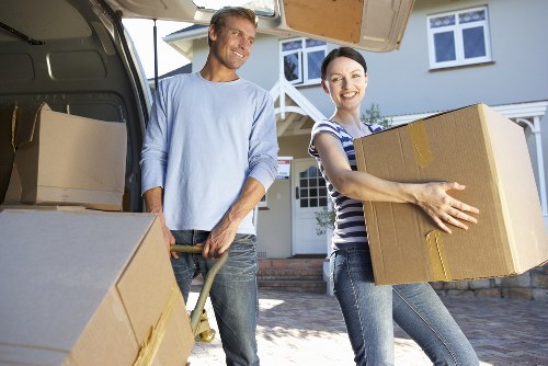 Packing materials and furniture preparation for a Colliers Wood relocation